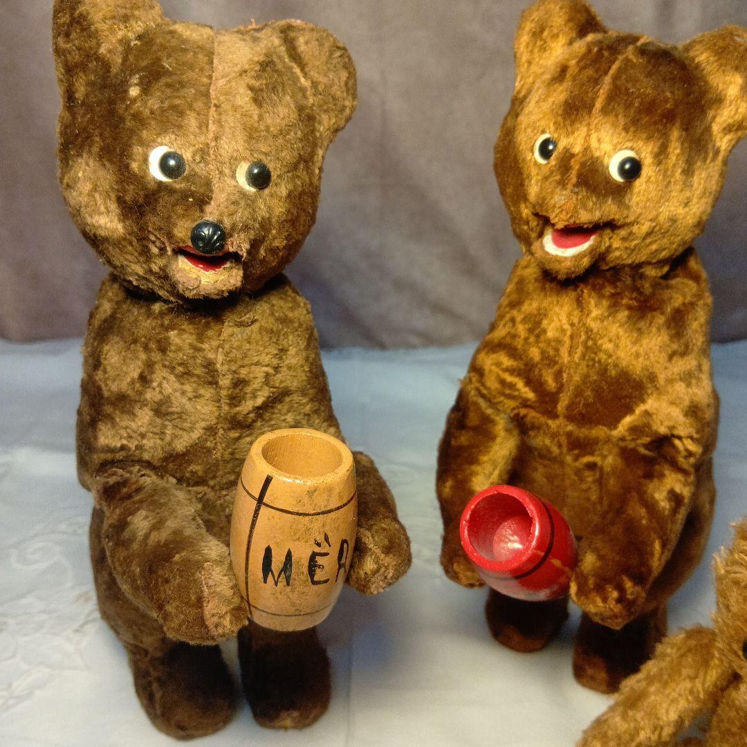 夏Sale♥ドイツからやって来たオートマタテディベア2体set+でんぐり返しベア