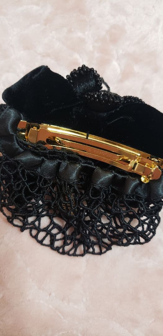 レア　アレクサンドルドゥパリ　リボン　お団子ネット