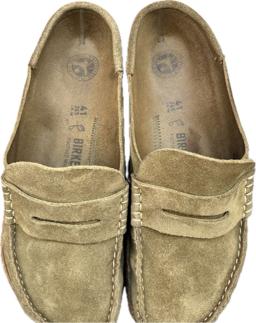 Birkenstock NAPLES スエード クロッグサンダル 41