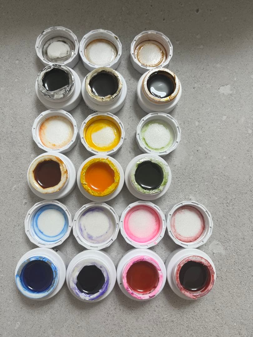 D.nail アートジェル クリアカラー10色すセット 美品