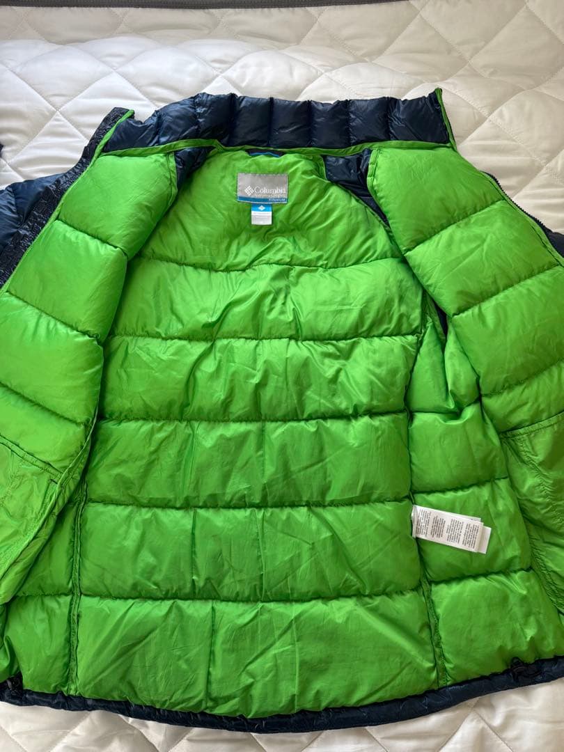 Columbia Titanium ダウンジャケット ネイビー