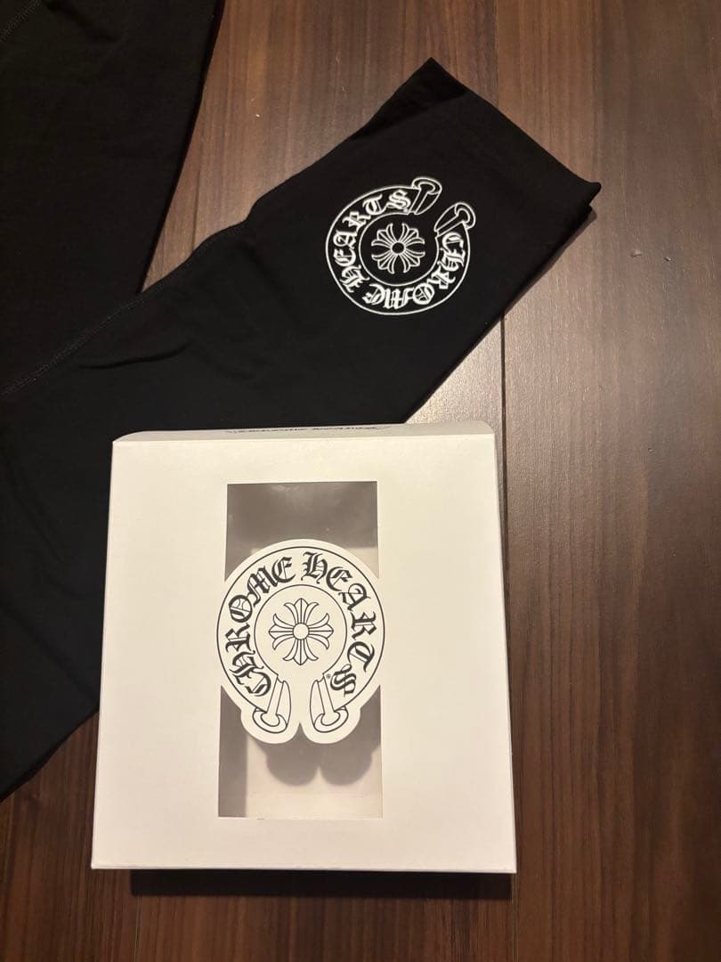 クロムハーツ　正規品　ブラック ロングジョンズ M レギンス　レディース可