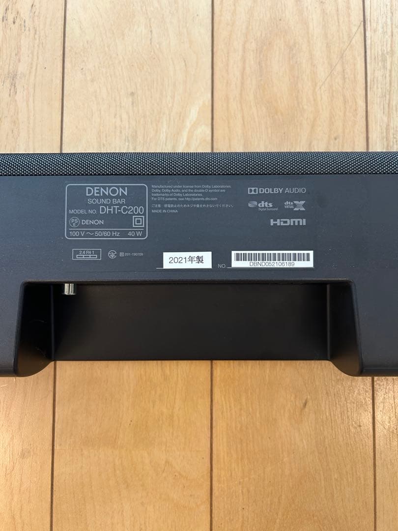 DENON サウンドバー DHT-C200