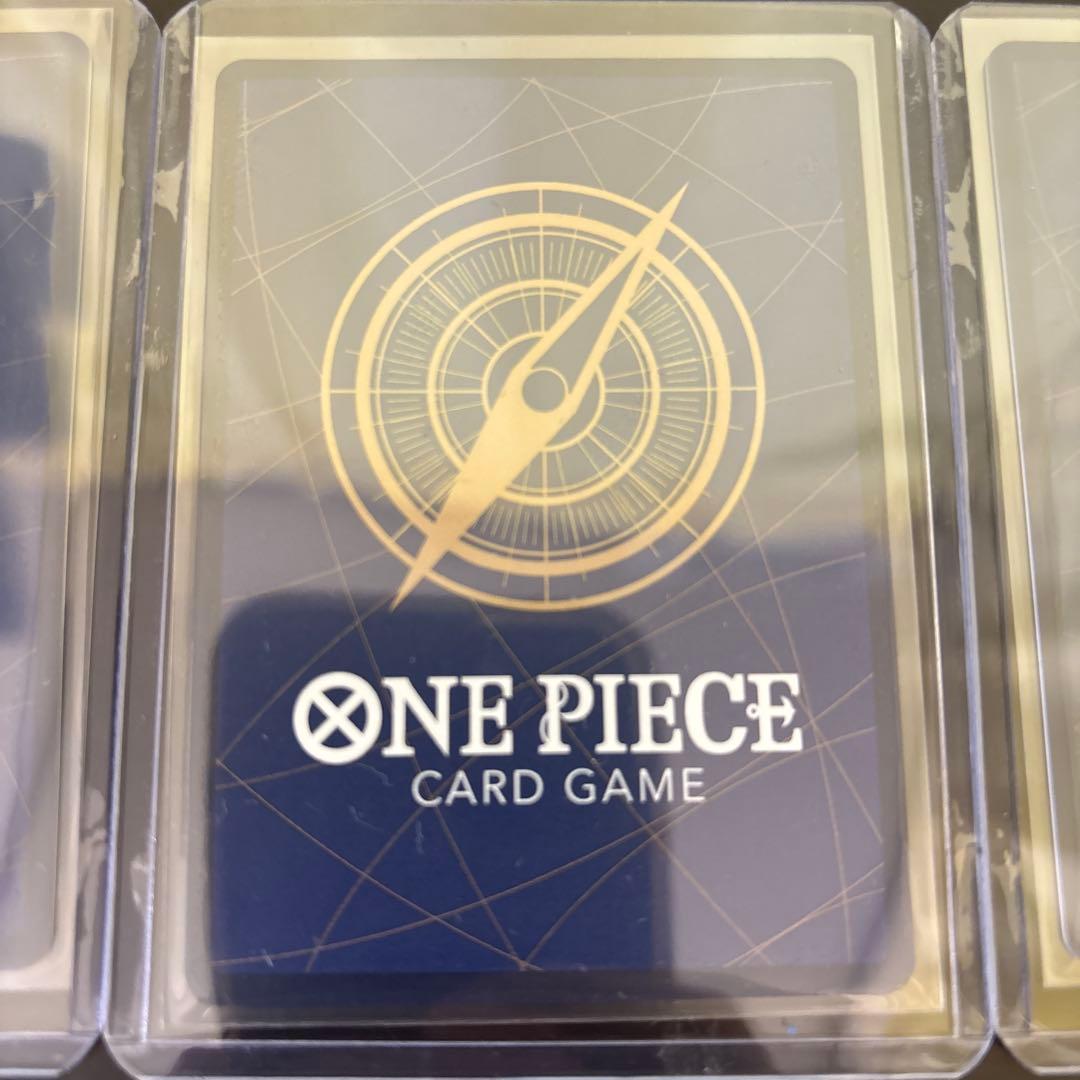 【美品】ワンピースカード　シークレットパラレル　ルフィ、エース、サボ　3枚セット