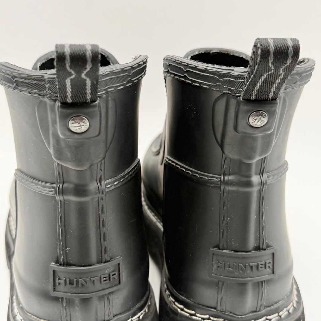 【美品】HUNTER ハンター　リファインド スティッチ ローファーブーツ　24