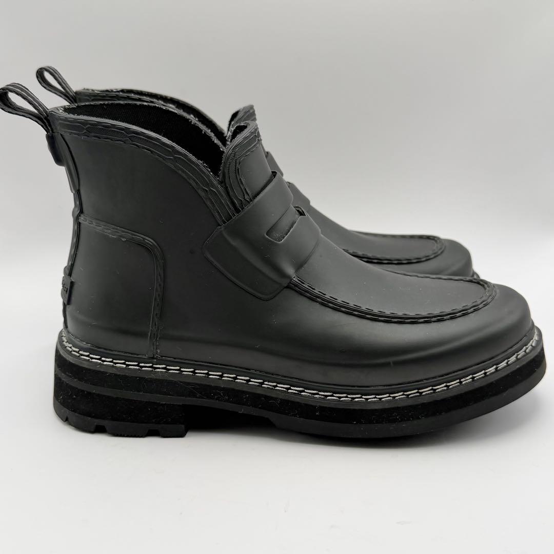 【美品】HUNTER ハンター　リファインド スティッチ ローファーブーツ　24