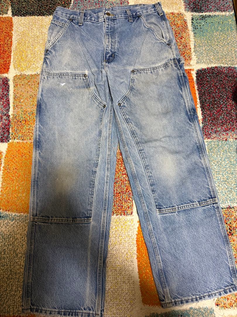 カーハート　デニムパンツ　ダブルニー　W34L30