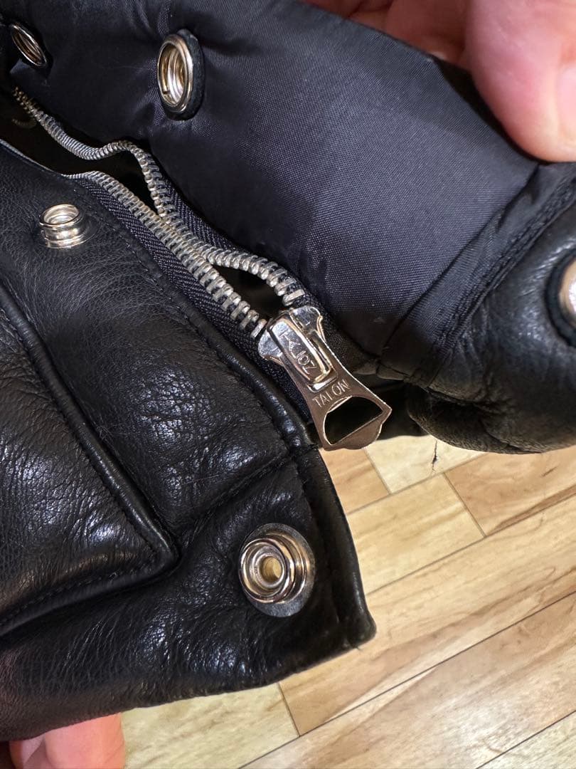 【希少サイズ】REAL McCOY DOWN VEST / DEERSKIN