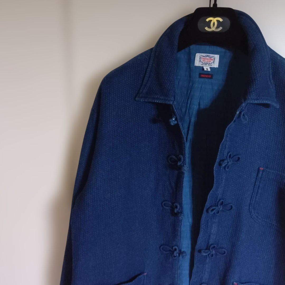 GAIJIN MADE　刺し子　フレンチチャイナジャケット　М