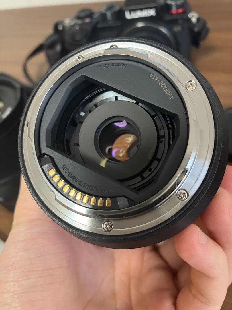 Panasonic lumix レンズ3本　20-60mm 50mm 18mm