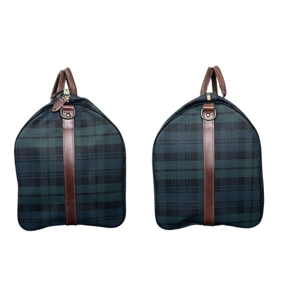 美品 ポロ ラルフローレン ボストンバッグ 特大 大容量 ブラックウォッチ