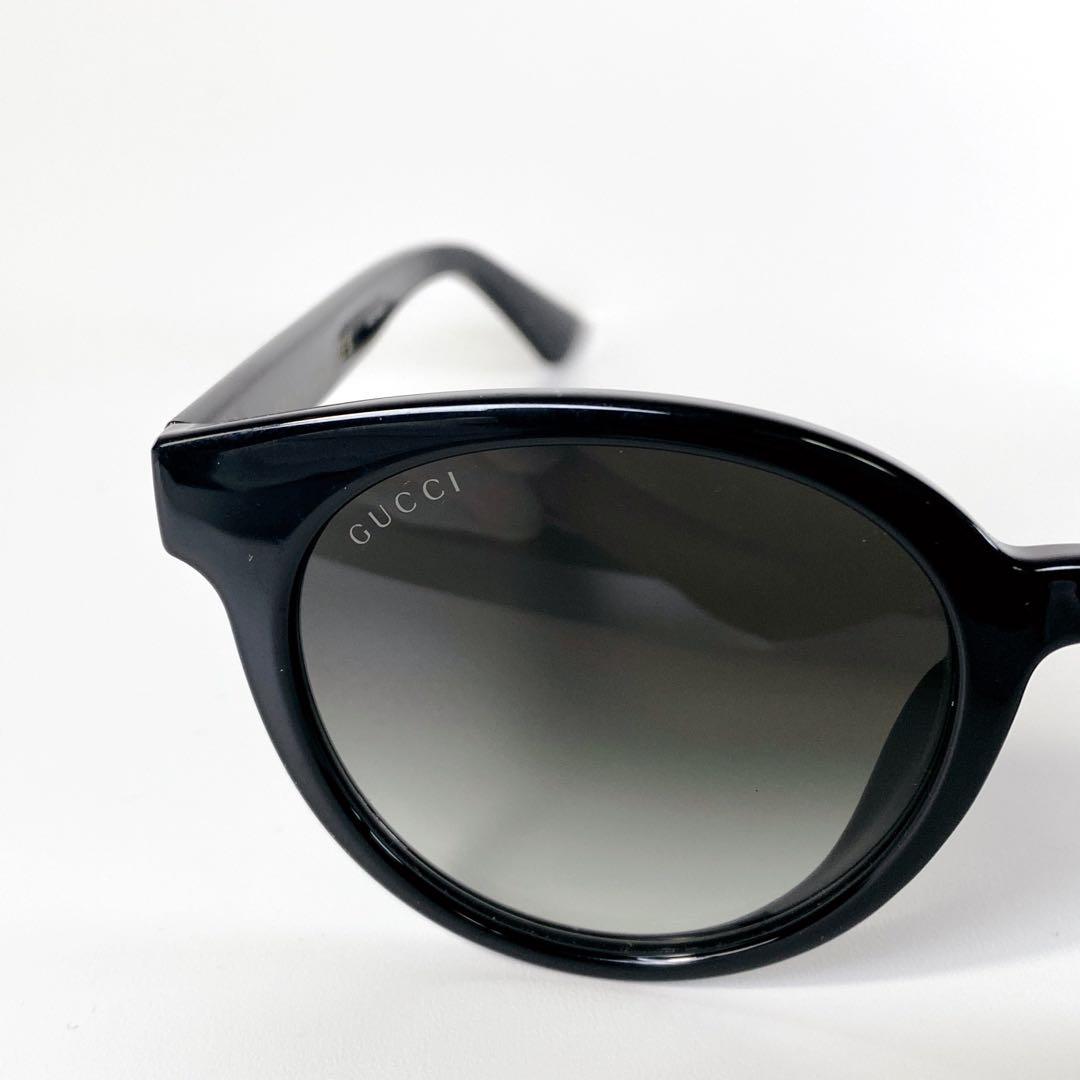 【美品】 GUCCI GG0638SK 001 ブラック×ゴールドサングラス