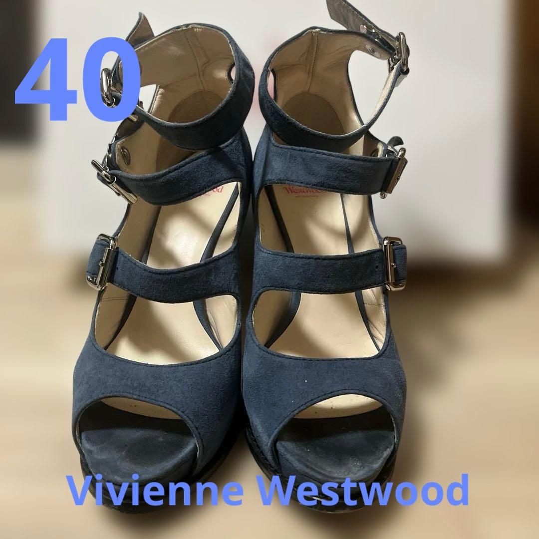 Vivienne Westwoodブーティ40ネイビー