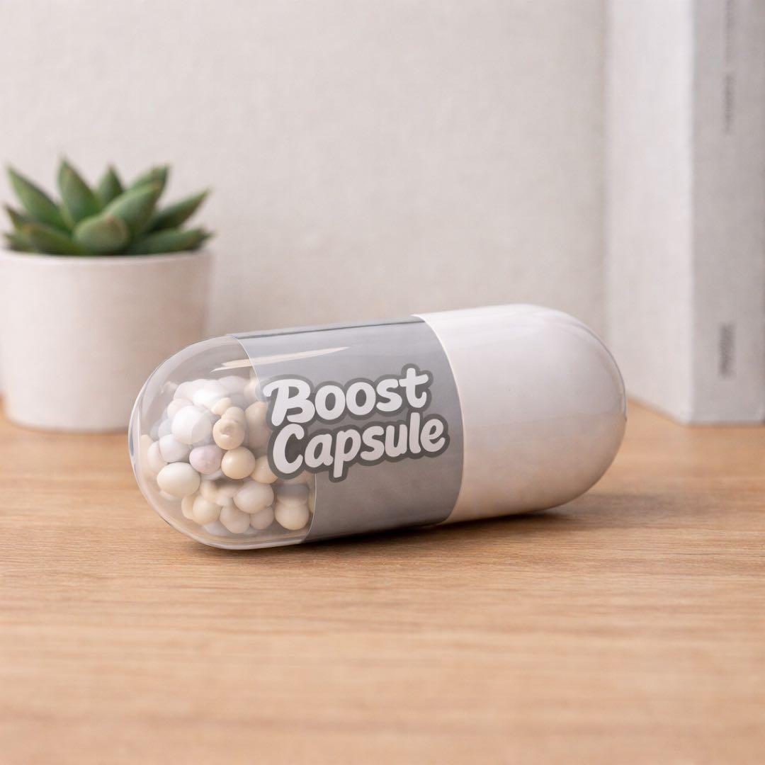 Boost Capsule｜カプセル入り観賞用デザイン雑貨20個