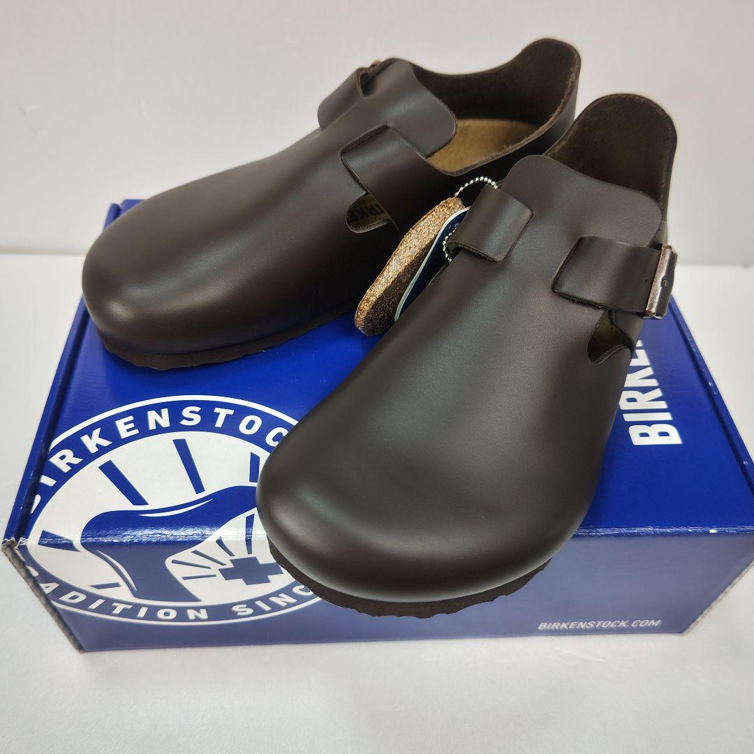 【未使用】ビルケンシュトック ロンドン 25cm ダークブラウン レザー