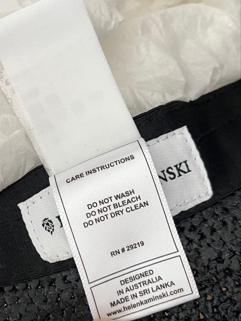 ＊新品未使用＊ Helen Kaminski ラフィア帽子