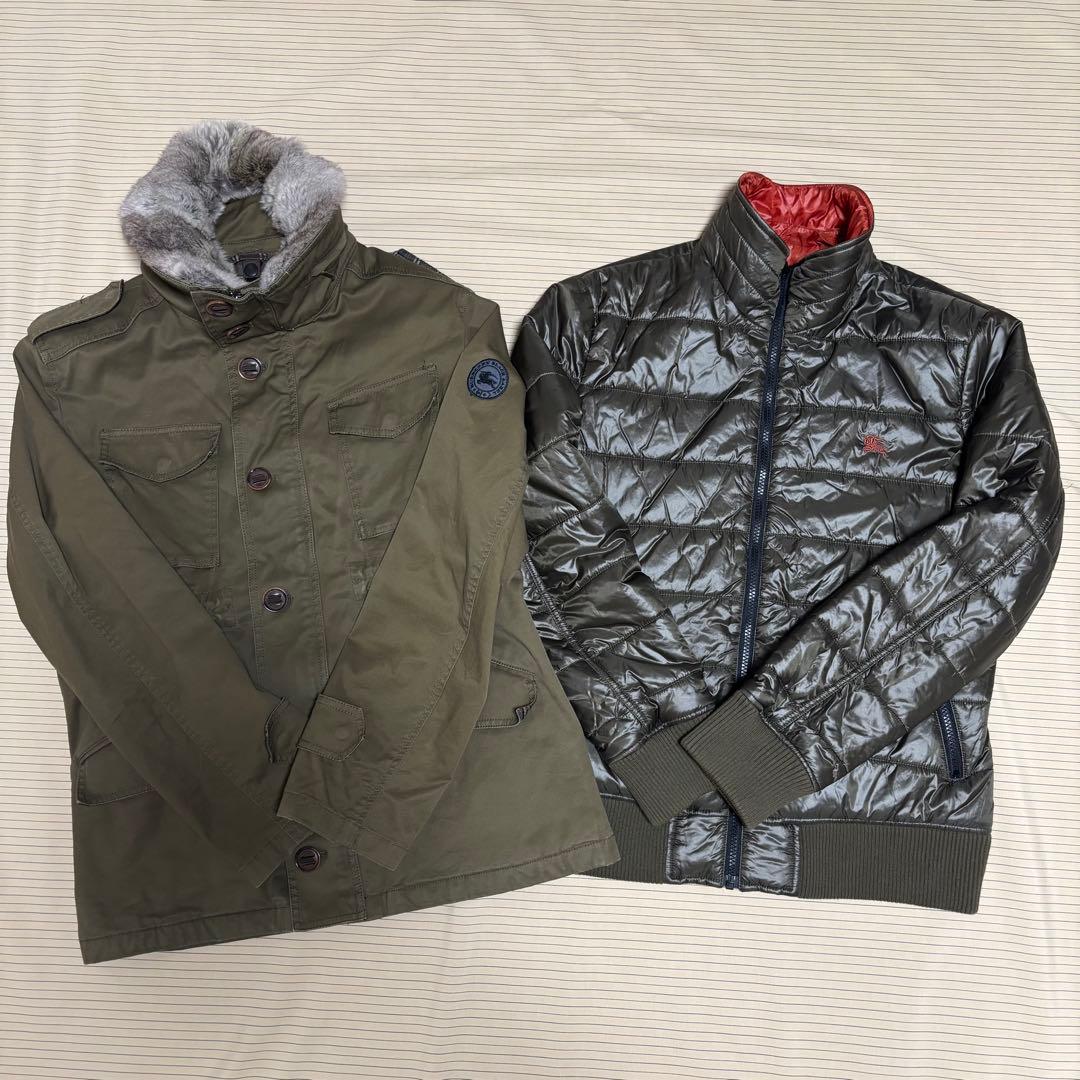 k*a様 BURBERRY BLACK LABEL 3wayジャケット　LL ダ