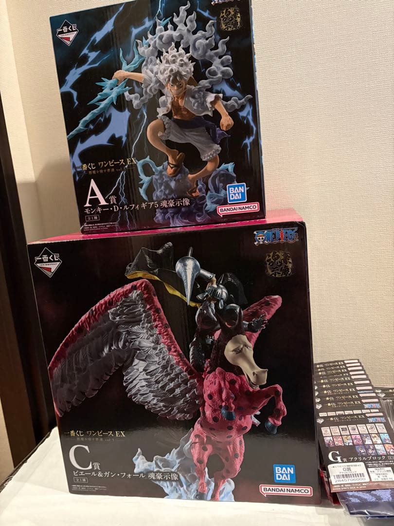 一番くじ ワンピース A賞 ルフィ C賞ピエール＆ガン・フォール　下位賞30個