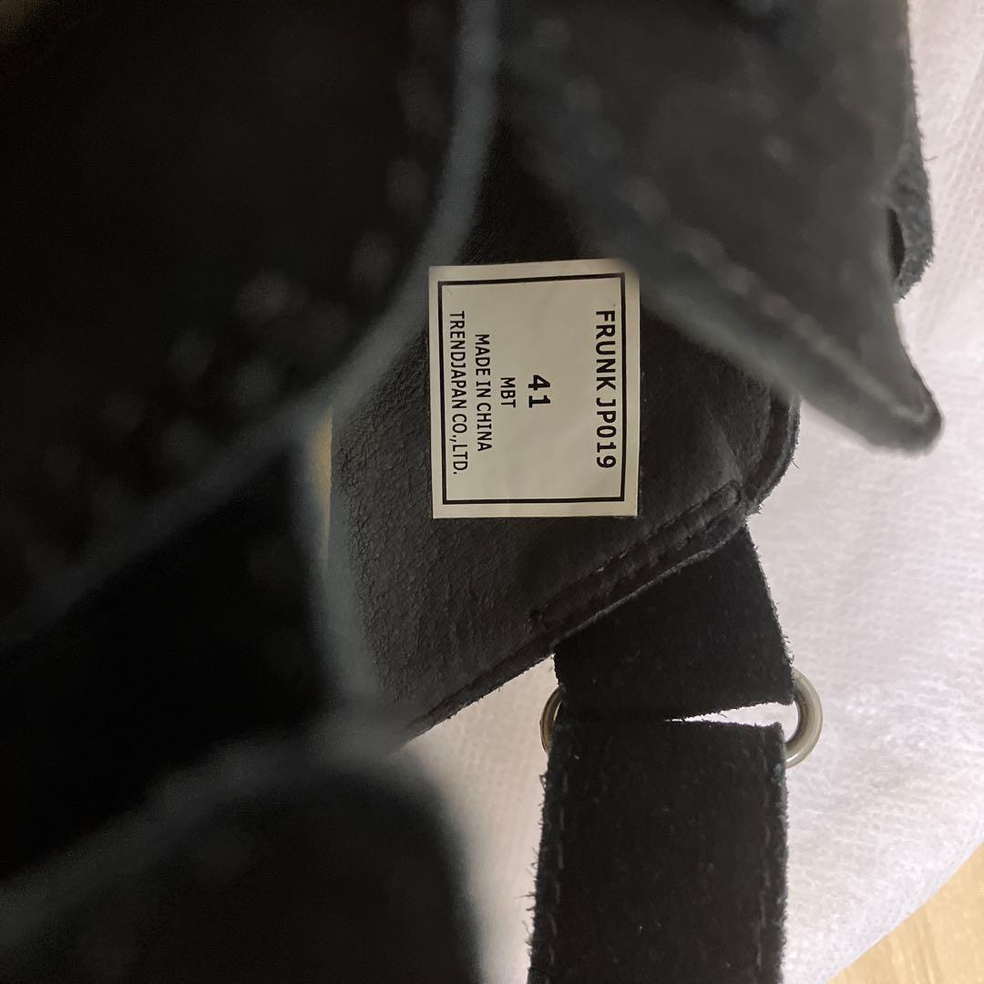 MBT ブラック サンダル バックストラップ