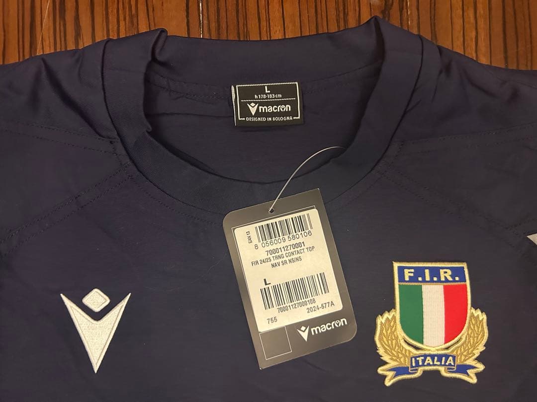 【新品未使用】ラグビー　イタリア代表　ウォームアップジャケット L