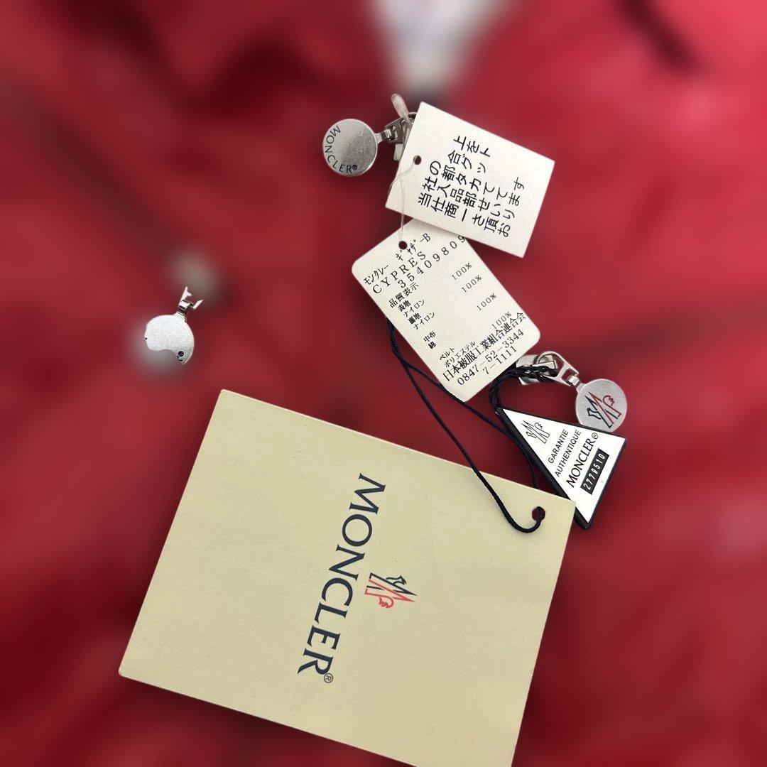 新品タグ付き 正規品　モンクレール ブルゾン ナイロンジャケット レッド　S