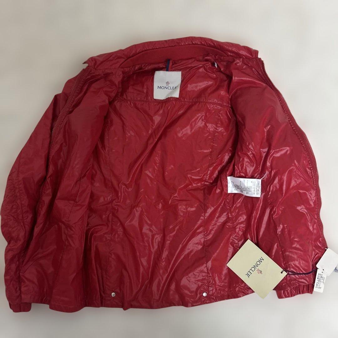 新品タグ付き 正規品　モンクレール ブルゾン ナイロンジャケット レッド　S