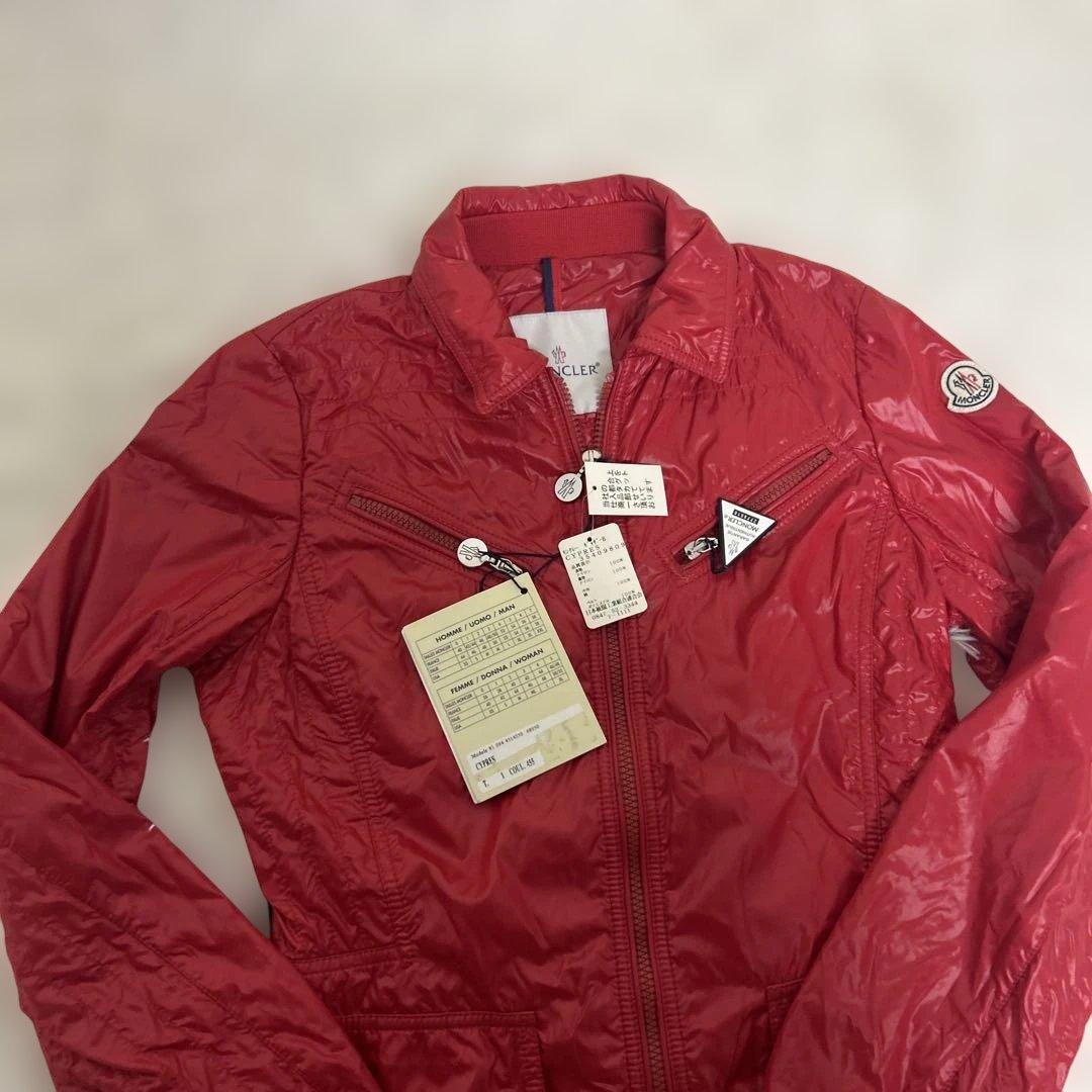 新品タグ付き 正規品　モンクレール ブルゾン ナイロンジャケット レッド　S