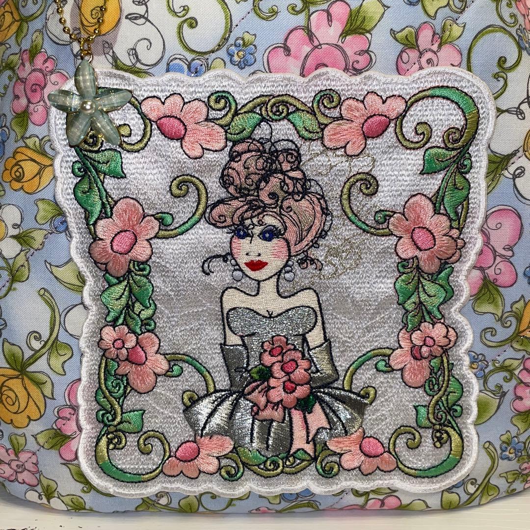 HattomamaロラライハリスNo.44.45別マチトート、ラウンド巾着