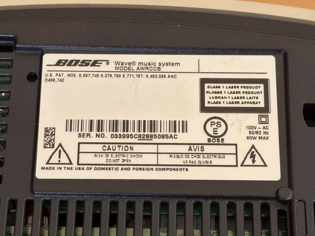 Bose Wave Music System 動作品