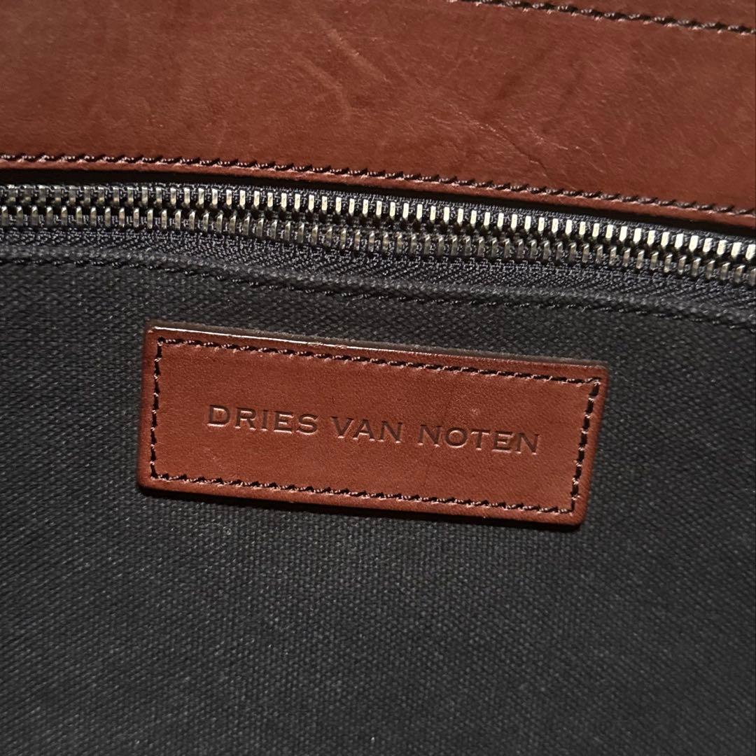 DRIES VAN NOTEN ショルダーバッグ カーキ ブラウン