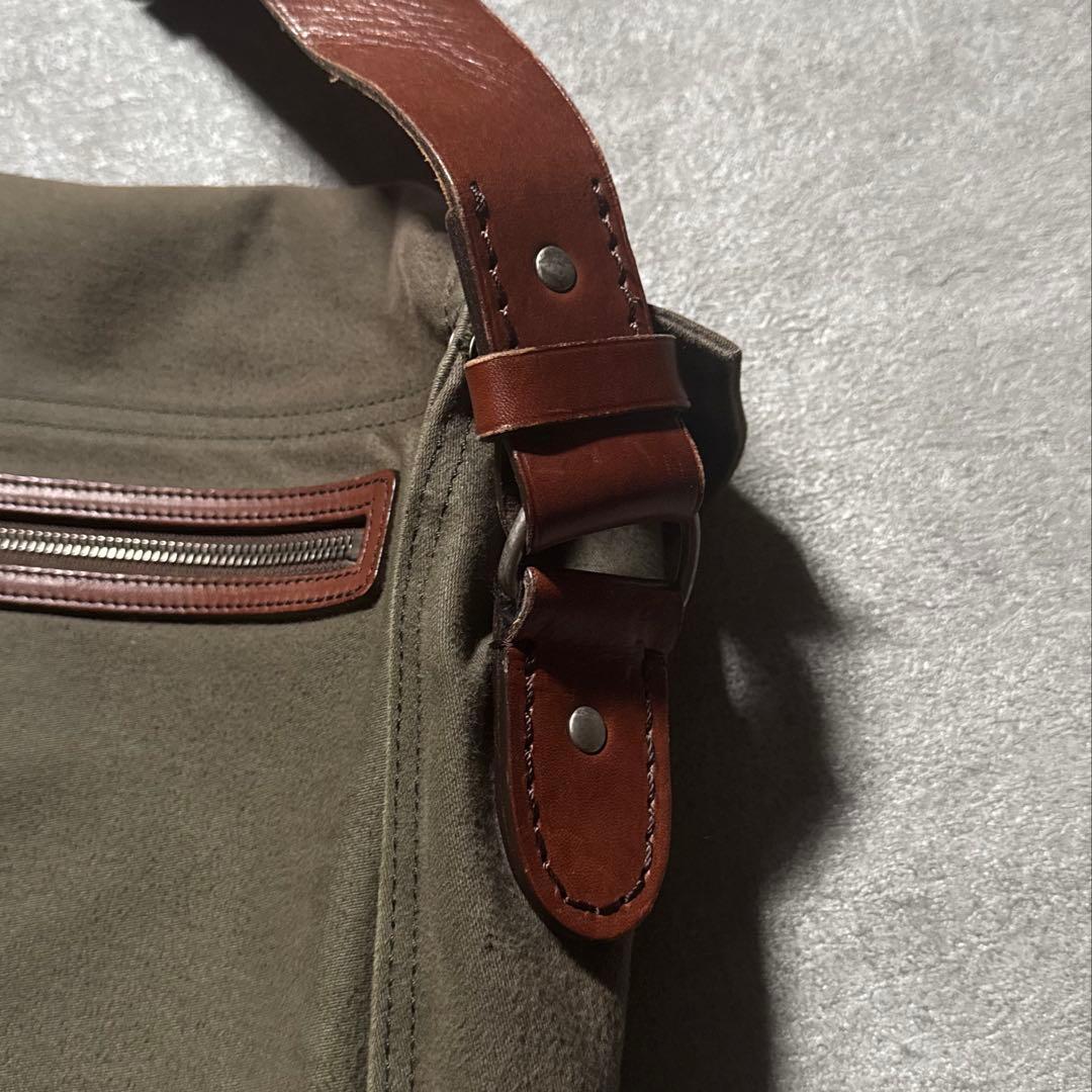 DRIES VAN NOTEN ショルダーバッグ カーキ ブラウン