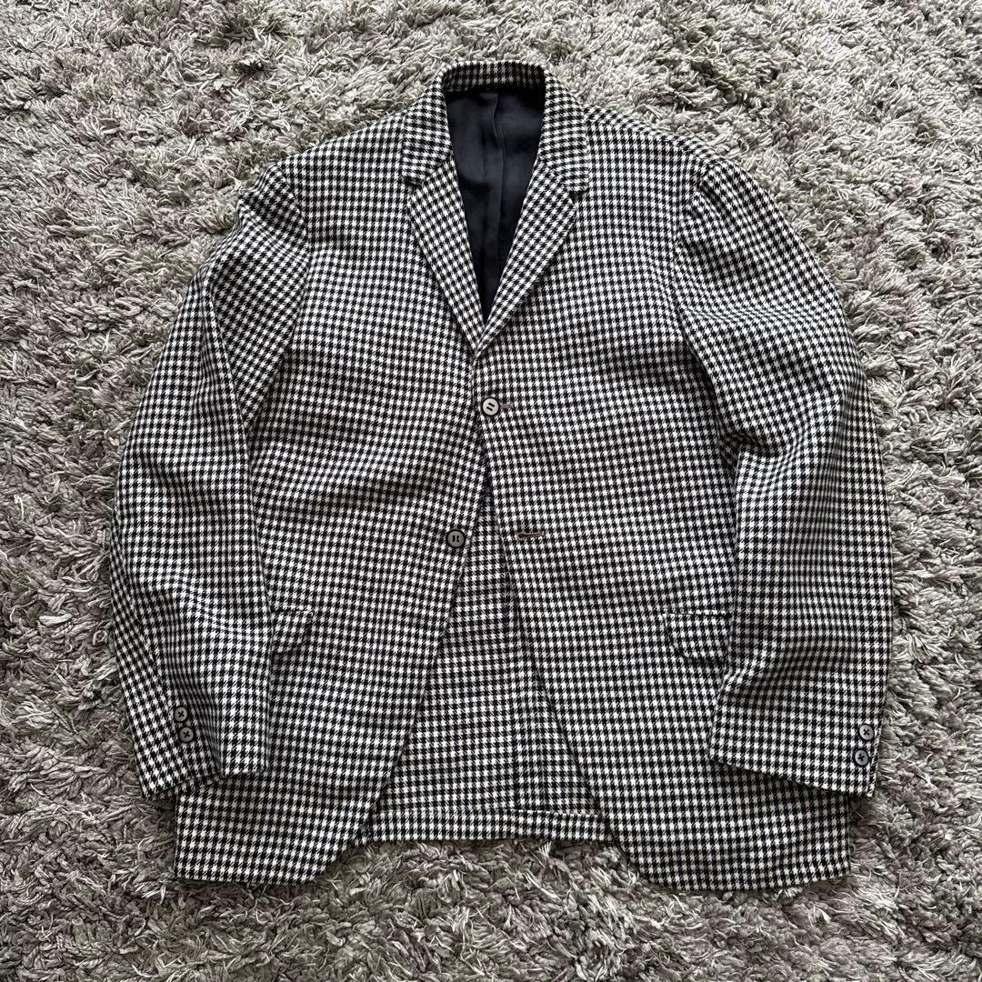 60s ヴィンテージ　テーラードジャケット　千鳥柄　希少