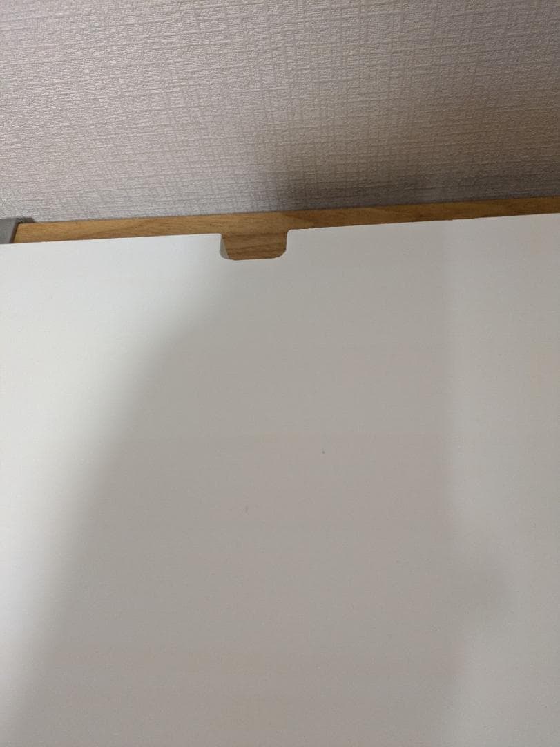 【一点物】幅150cm モニタースタンド 木製 白 特大 オーダーメイド品