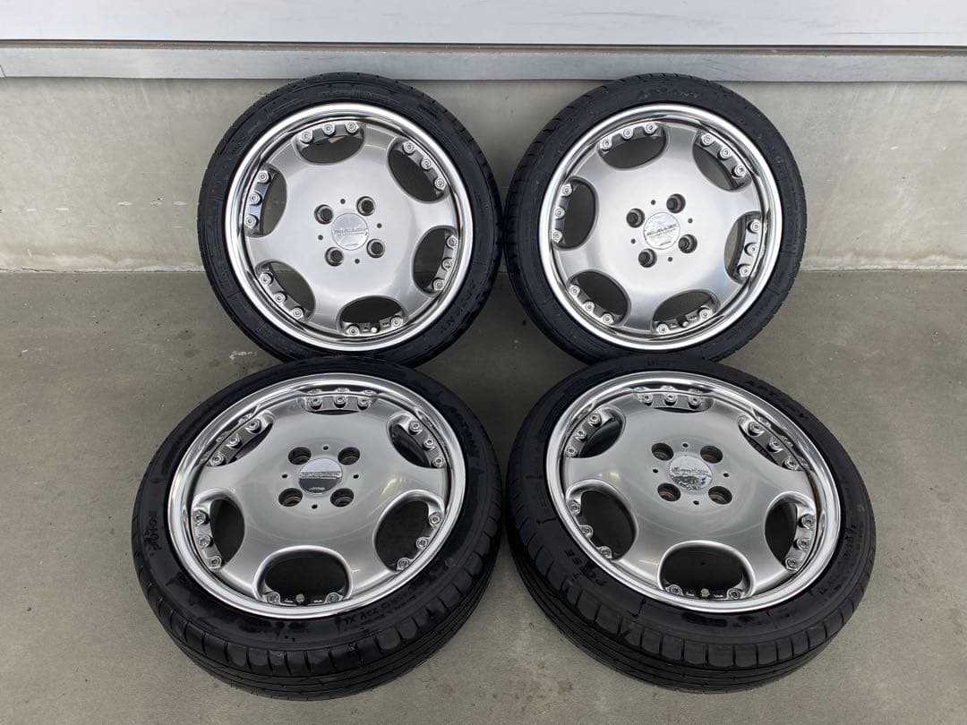 シャレン　15インチ　4穴　ほぼ新品タイヤ付き