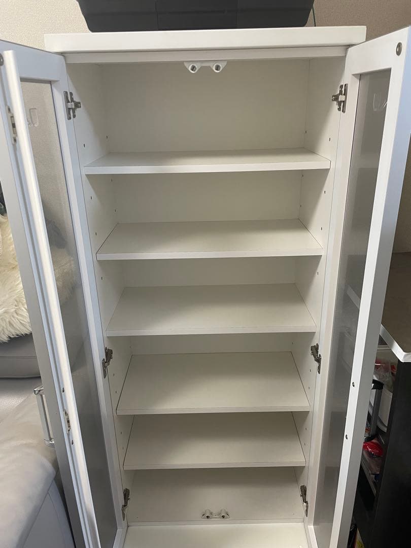 [品川区直接取引き限定] ホワイト 食器棚