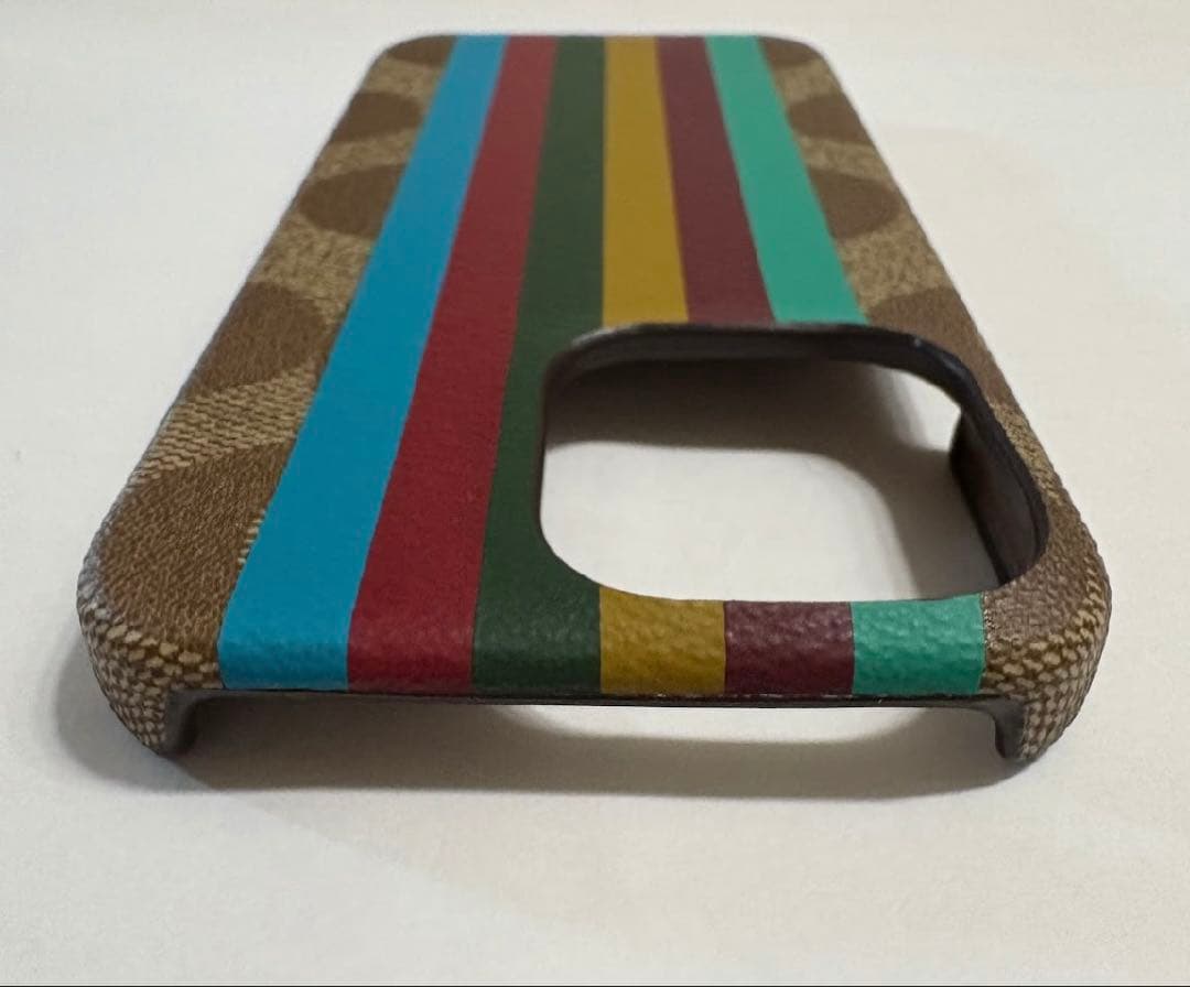 COACH コーチ iPhone13pro 対応ケース ハードケース ブラウン