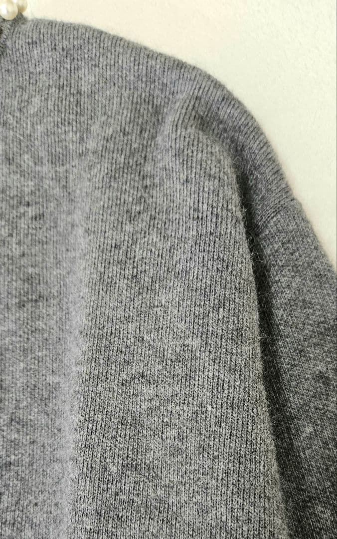 スローブイエナ　パールニットカーデ