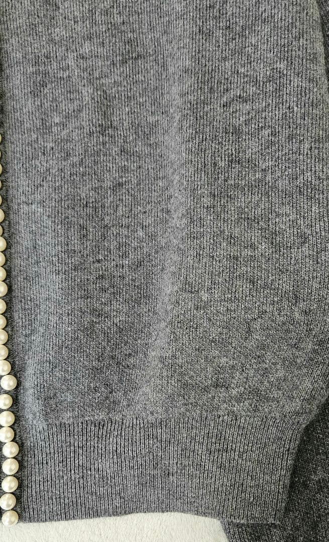 スローブイエナ　パールニットカーデ