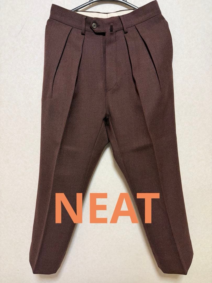 NEAT BOWER ROEBUCK社製生地　2タックトラウザーSTANDARD