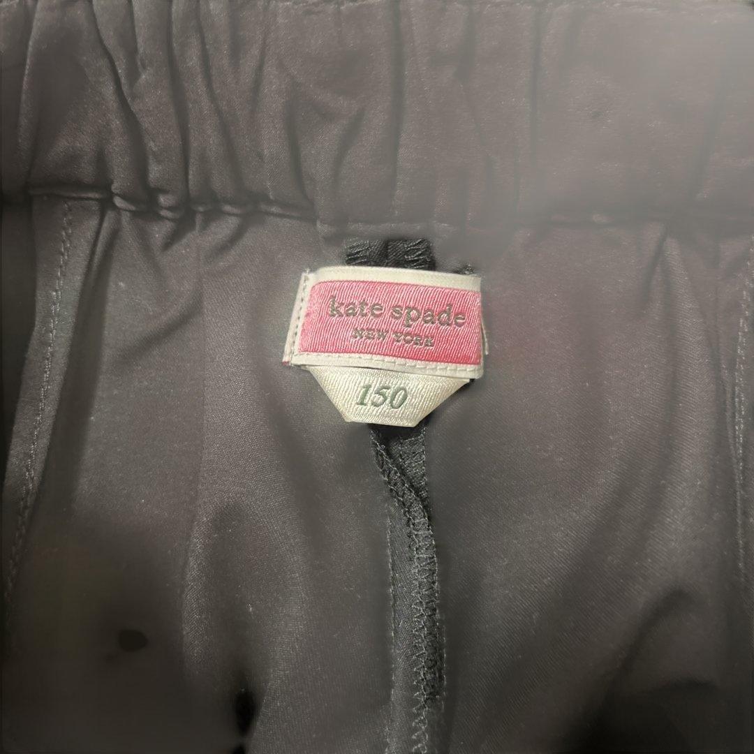 お値下げ中【美品】卒服　Kate spadeブラック セットアップ　150