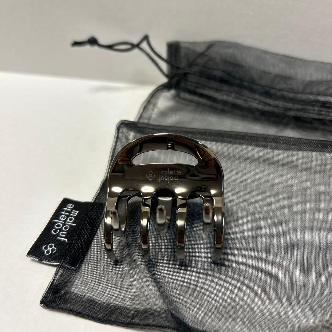 コレットマルーフ　メタルバルドージョークリップ　ヘマタイト