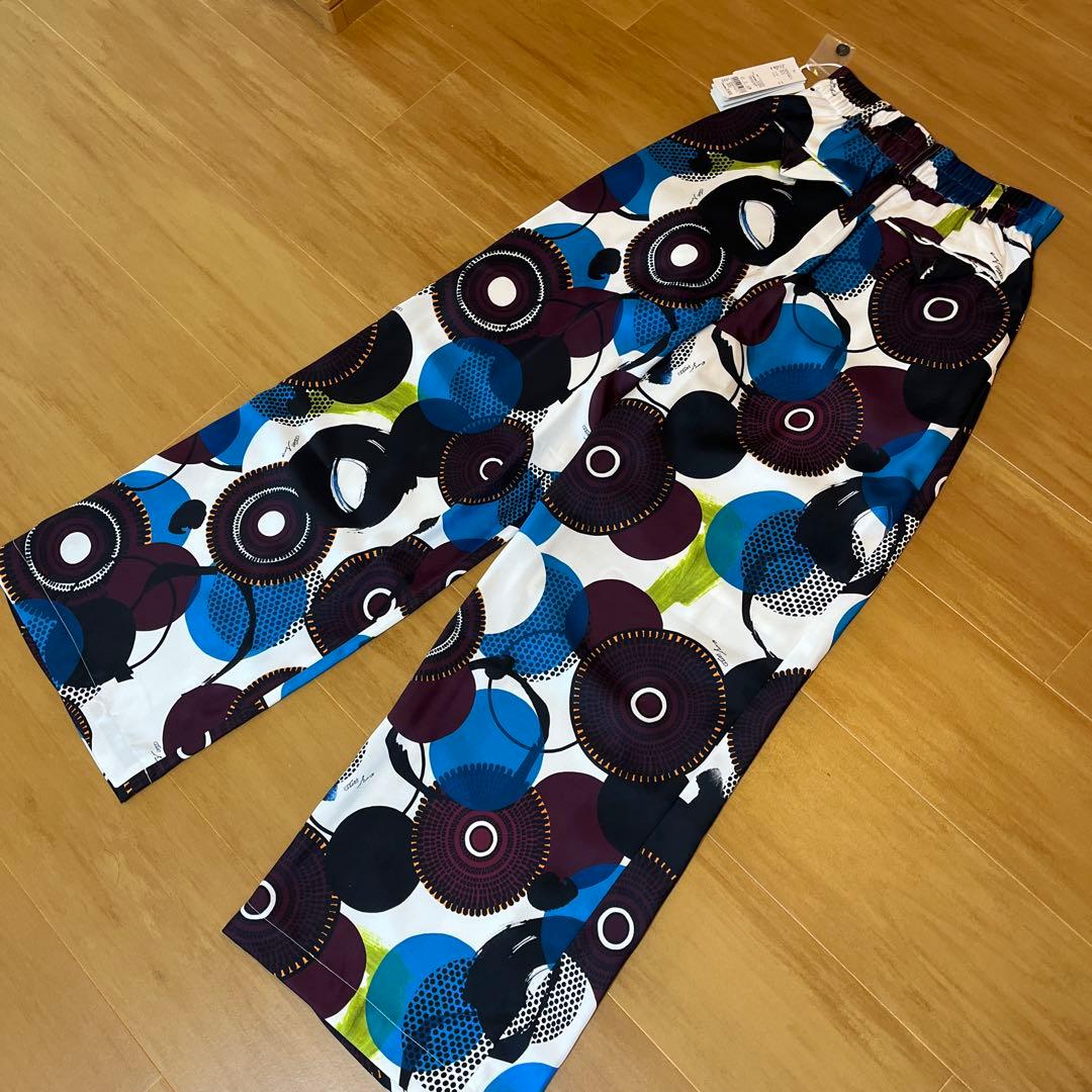 新品✨アンスリード un3d サークルドットパターンパンツ　派手パンツ　柄パンツ