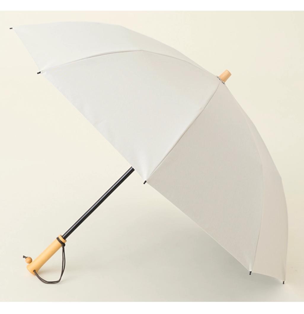 サンバリア100日傘 ２段折 / moku アイボリー