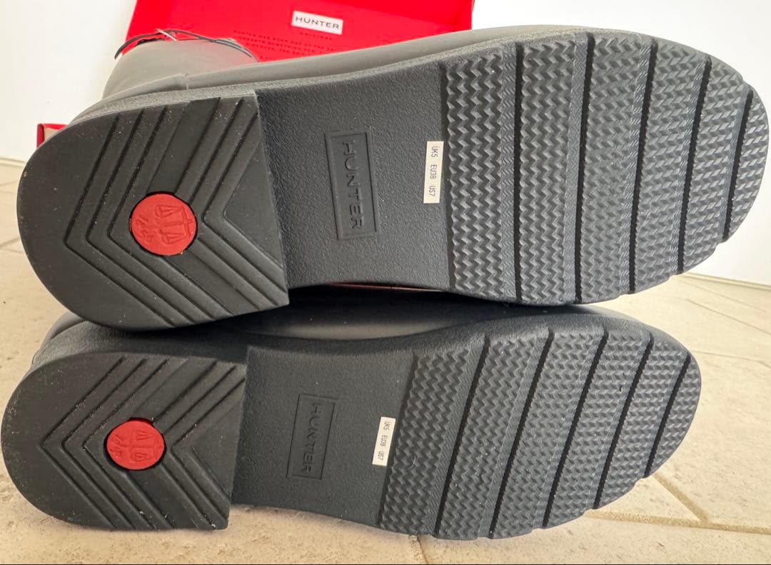 HUNTER ネイビーレインブーツ　ネイビー　24㎝