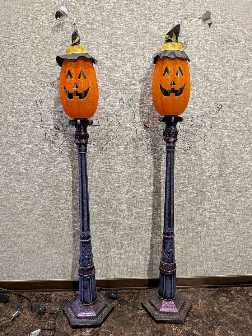 ハロウィンランプ ジャック・オー・ランタン 2個セット