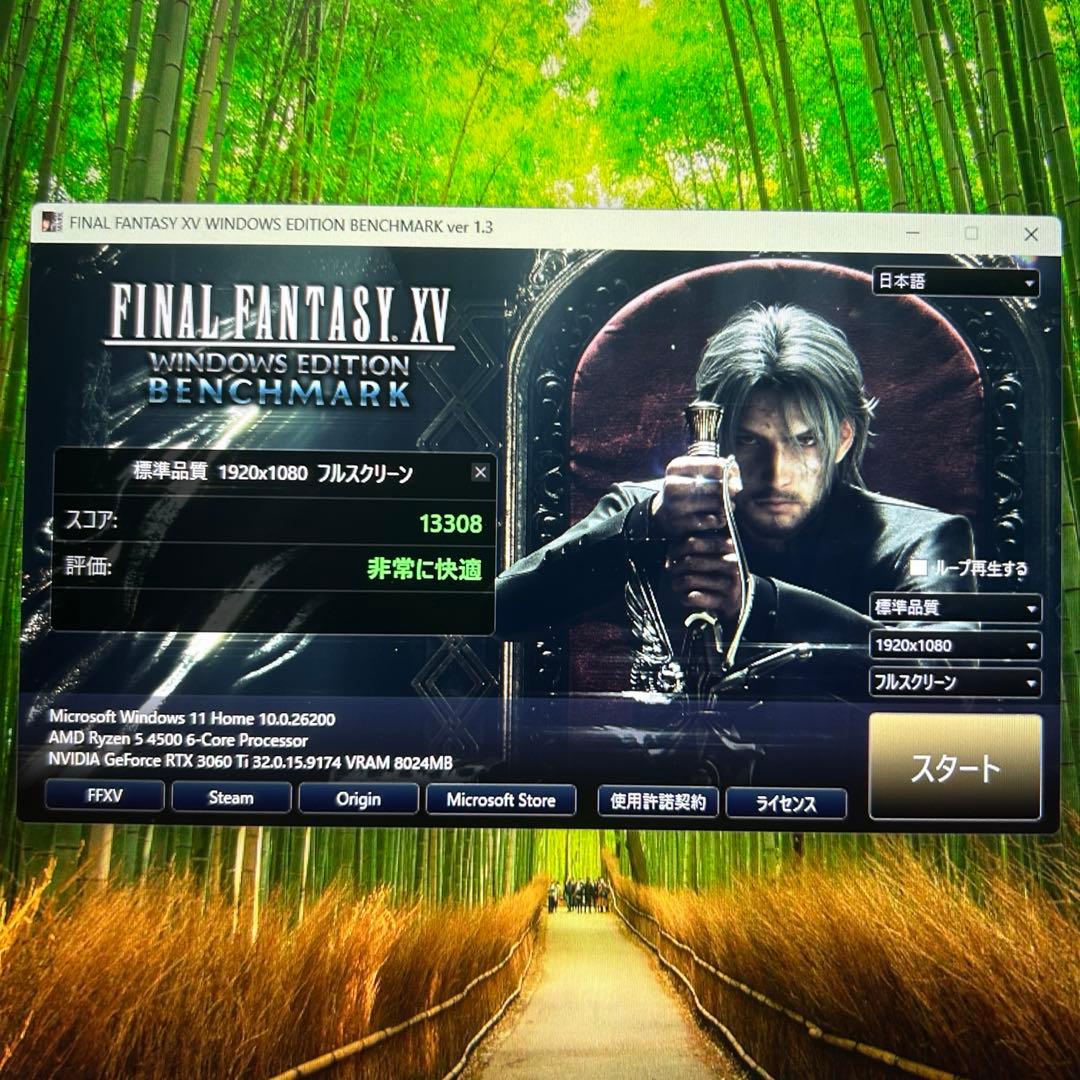 高性能 白 ゲーミングPC RTX3060ti Windows11 ワイルズ快適