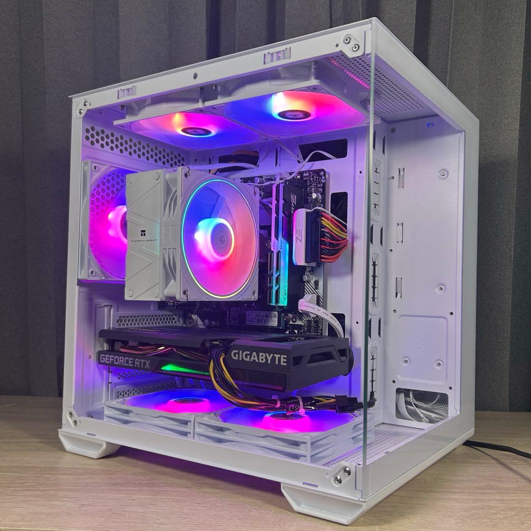 高性能 白 ゲーミングPC RTX3060ti Windows11 ワイルズ快適