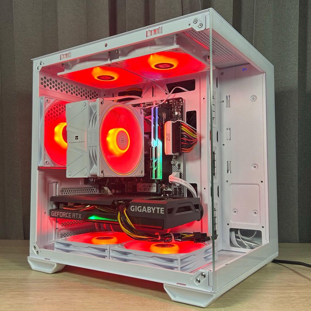 高性能 白 ゲーミングPC RTX3060ti Windows11 ワイルズ快適