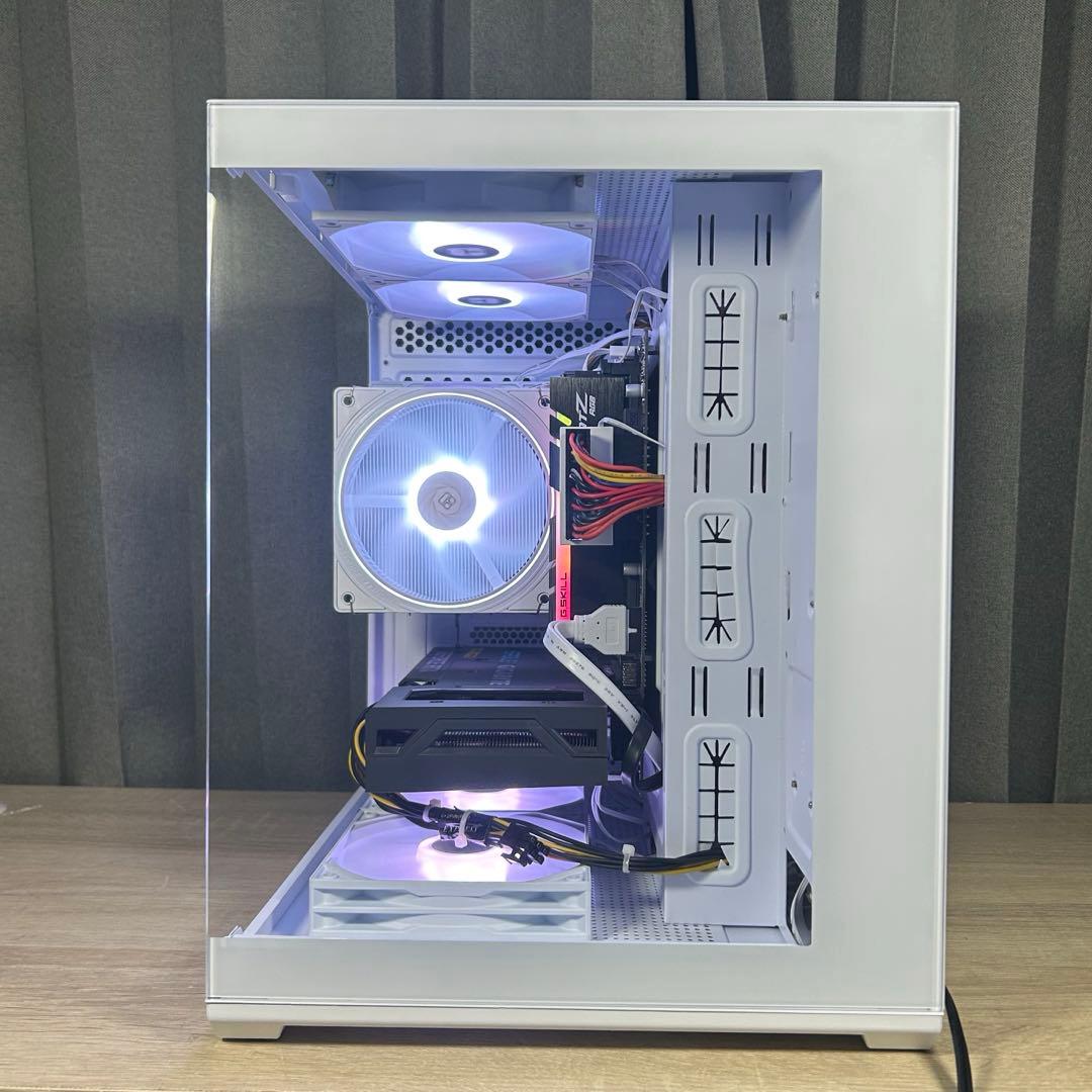 高性能 白 ゲーミングPC RTX3060ti Windows11 ワイルズ快適