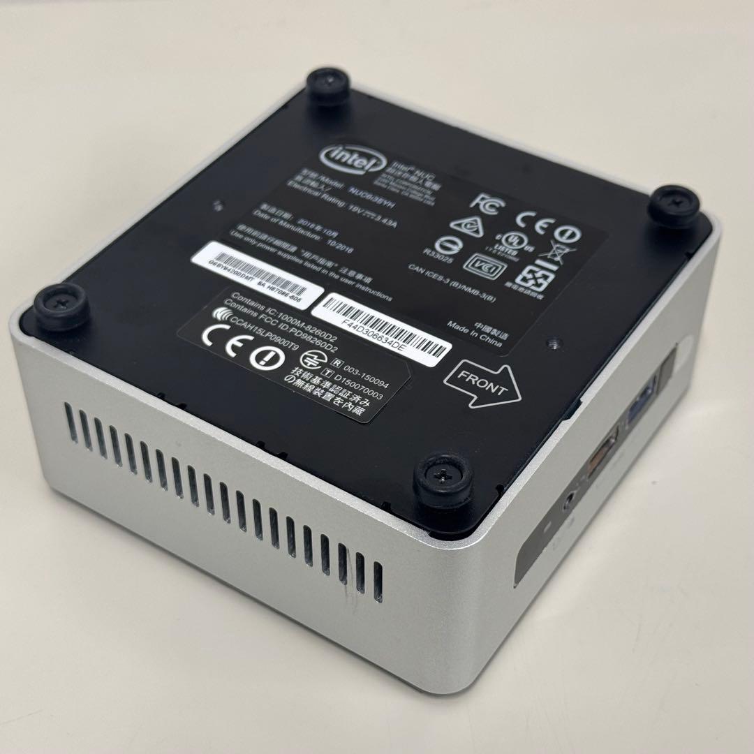 NUC6i3SYH i3-6100U/8G/480G/Win11 美品